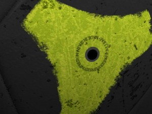 soccerball black yellow Model 3D