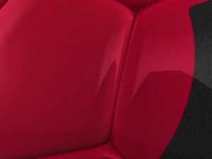 soccerball red black 3D Model