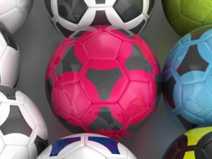 set soccerball Modelo 3D