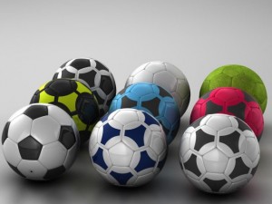 set soccerball Modelo 3D