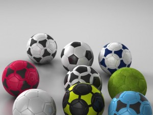 set soccerball Modelo 3D