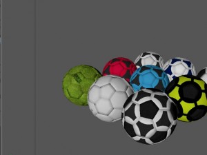 set soccerball Modelo 3D