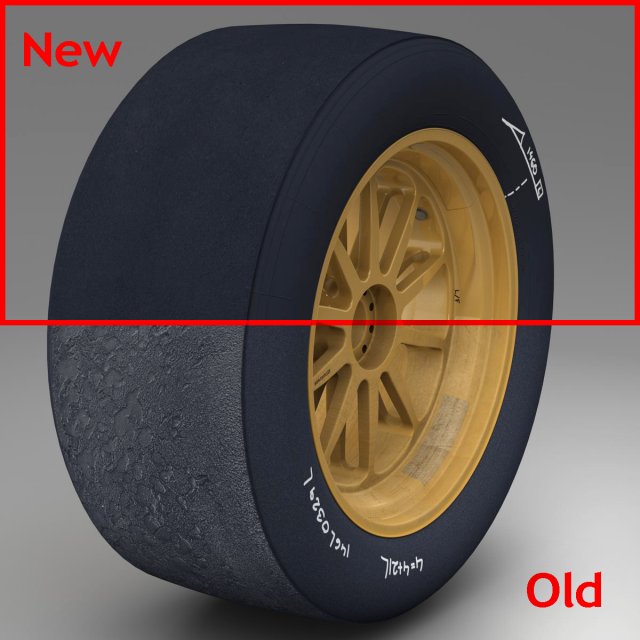 18 inches front tyre 3D-Modell .c4d .max .obj .3ds .fbx .stl .blend 
