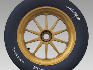 18 inches front tyre 3D-Modell