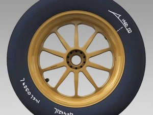 18 inches front tyre 3D Model