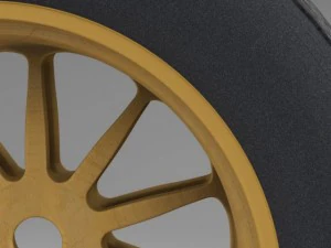 18 inches front tyre 3D Model