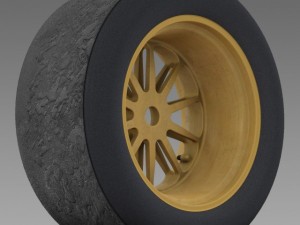 18 inches front tyre 3D-Modell
