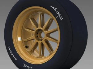 18 inches front tyre 3D Model