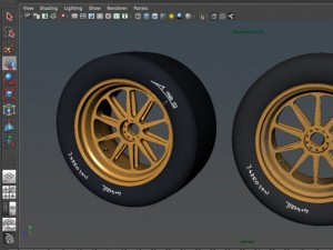 18 inches front tyre 3D-Modell