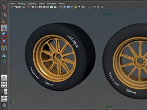 18 inches front tyre 3D Model
