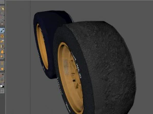 18 inches front tyre 3D Model