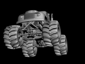 ford f100 bigfoot 3D Model