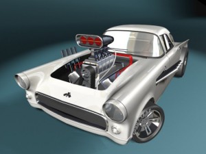 thunder racing 3D-Modell