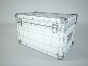 flight case Modello 3D