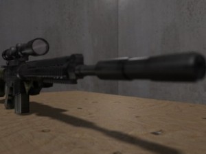modern sr25 sr25 animated Modèle 3D