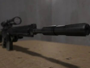modern sr25 sr25 animated 3D Model