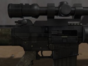 modern sr25 sr25 animated Modèle 3D
