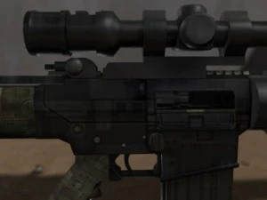 modern sr25 sr25 animated 3D Model
