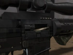 modern sr25 sr25 animated 3D Model