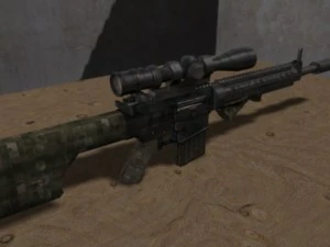 modern sr25 sr25 animated 3D Model