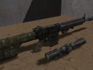 modern sr25 sr25 animated 3D Model
