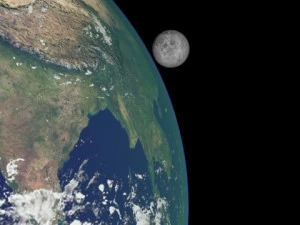 photorealistic earth and moon 3D Model