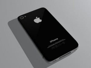 apple iphone 4s black 3D Модель