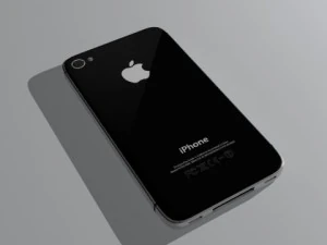 apple iphone 4s black 3D Model