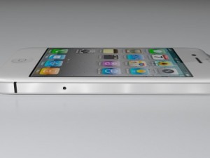 apple iphone 4s white Modello 3D