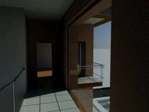 2storey house in the style of cubism 3D Model