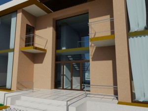 2storey house in the style of cubism Modelo 3D