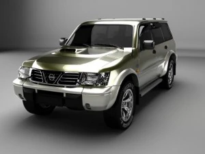 nissan patrouille gr y61 3D Model