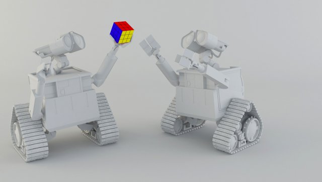 walle 3D Model .c4d .max .obj .3ds .fbx .stl .blend 