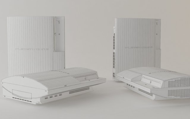 playstation Model 3D .c4d .max .obj .3ds .fbx .stl .blend 