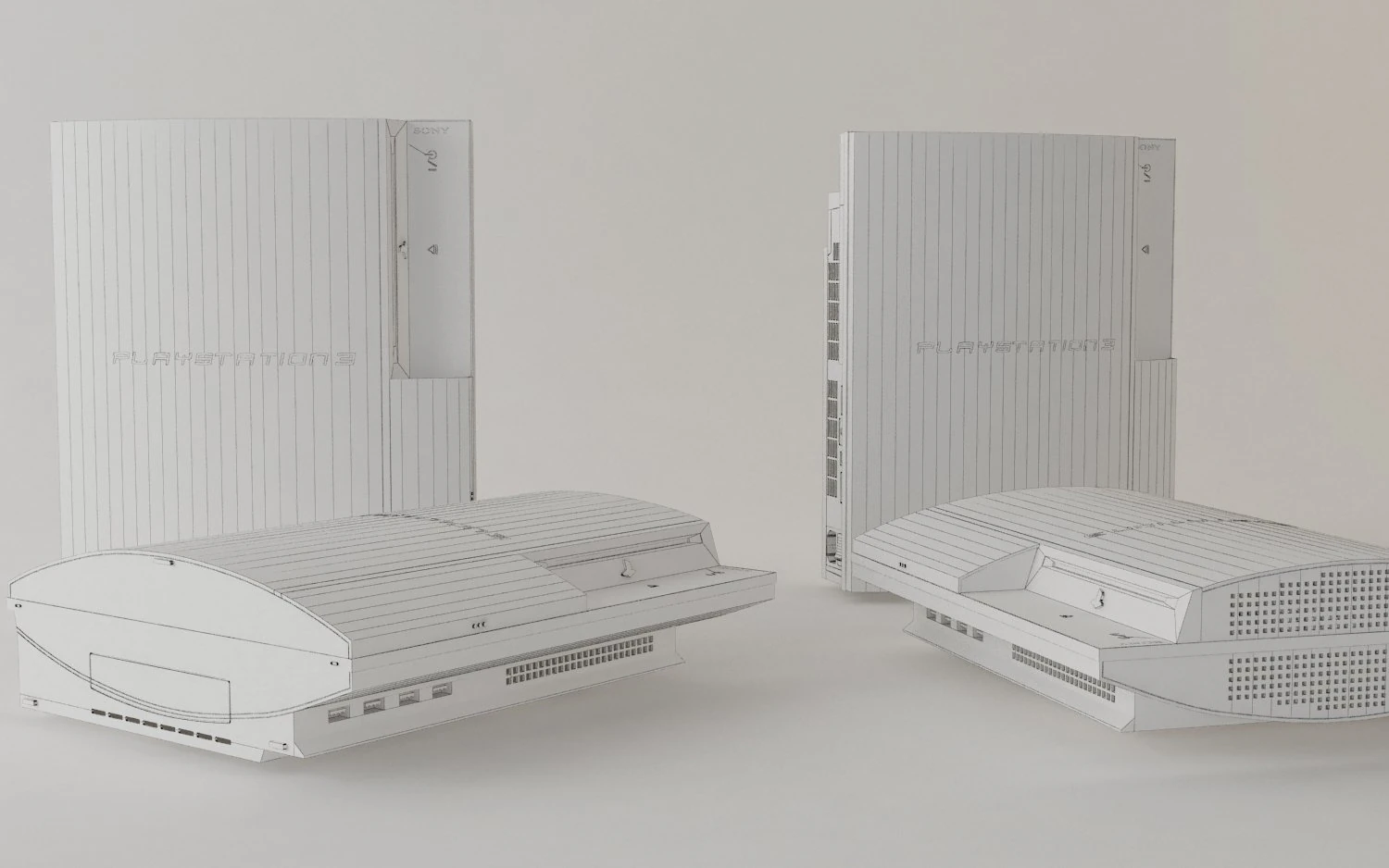 playstation 3D Model .c4d .max .obj .3ds .fbx .stl .blend