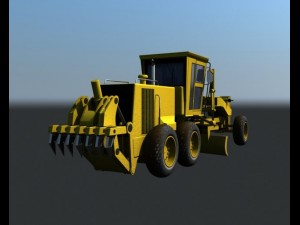 road scraper grader 3D Model