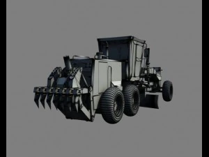 road scraper grader 3D Model