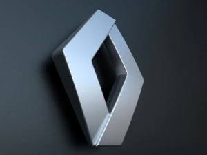 ルノーのロゴ 3Dモデル