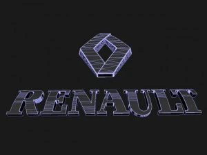 ルノーのロゴ 3Dモデル