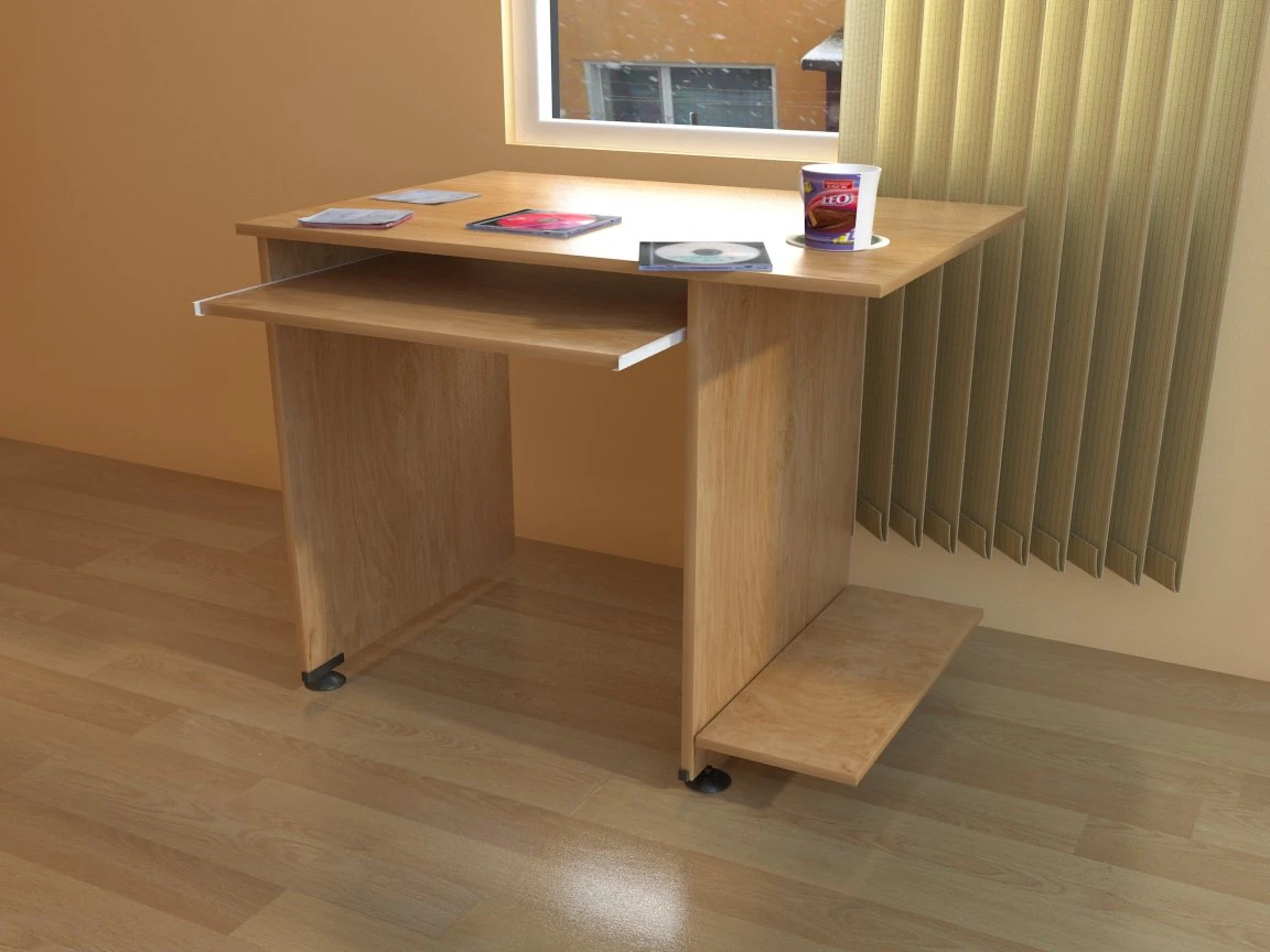 desk 3D Model .c4d .max .obj .3ds .fbx .stl .blend 