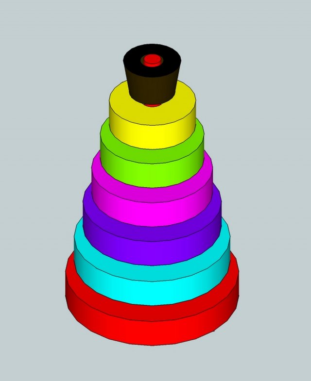 piramid 3D Model .c4d .max .obj .3ds .fbx .stl .blend 