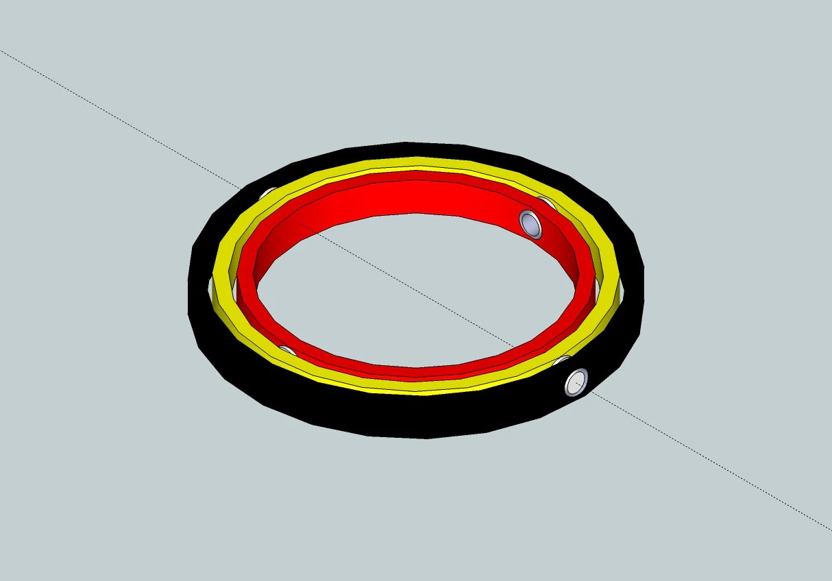 gyroscope 3D Model .c4d .max .obj .3ds .fbx .stl .blend 