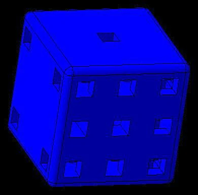 dice1 3D Print Model .c4d .max .obj .3ds .fbx .stl .blend 