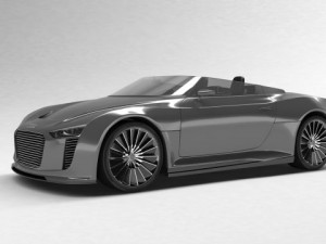 audi e tron spyder 2011 Modelo 3D