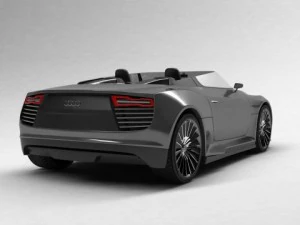 audi e tron spyder 2011 3D Model