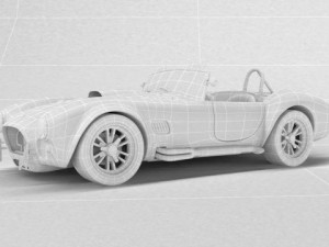 shelby cobra 427 1965 Modelo 3D