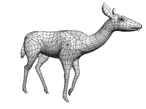 deer 3D 모델