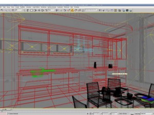kitchen modern 3d max Modelo 3D