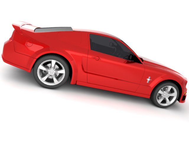 2005 ford mustang 3D 模型 .c4d .max .obj .3ds .fbx .stl .blend