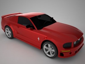 2005 ford mustang 3D 模型